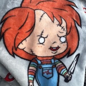 Chucky Halloween Horror Plush Throw Blanket 50 X 70 NWT 🎃🎃